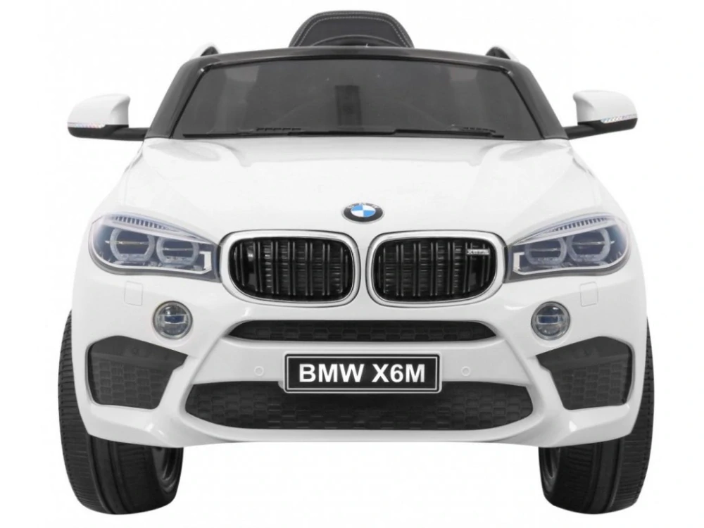 Dětské vozítko - BMW X6 - WHITE - akumulátorové autíčko