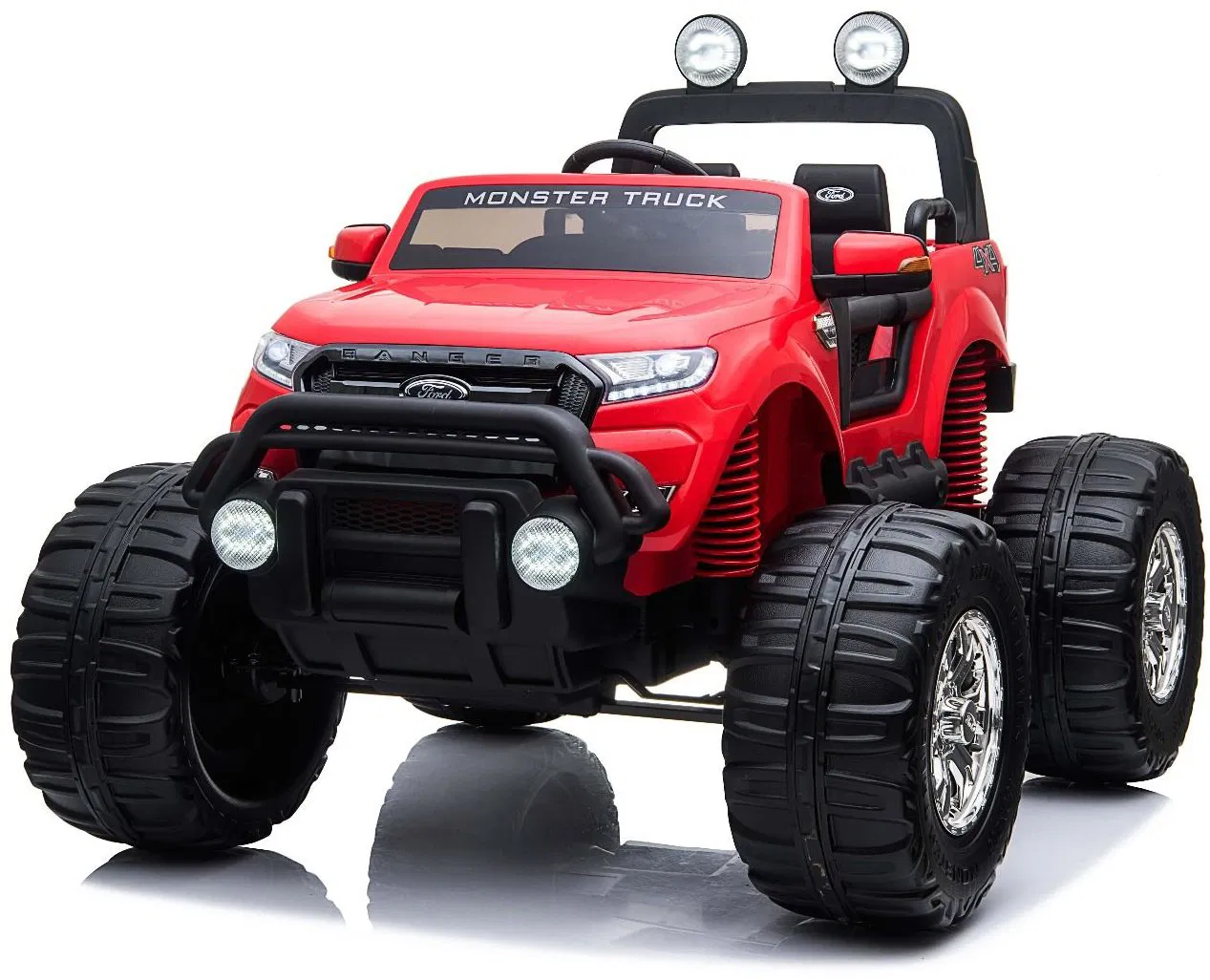 Dětské vozítko HECHT - FORD RANGER MONSTER TRUCK RED - akumulátorové autíčko