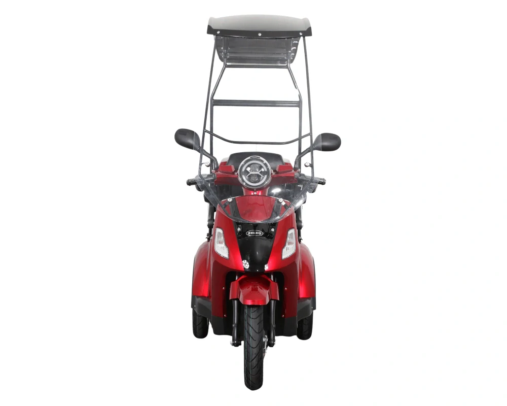 Tříkolový volnočasový elektrický vozík Selvo 31000LI se stříškou