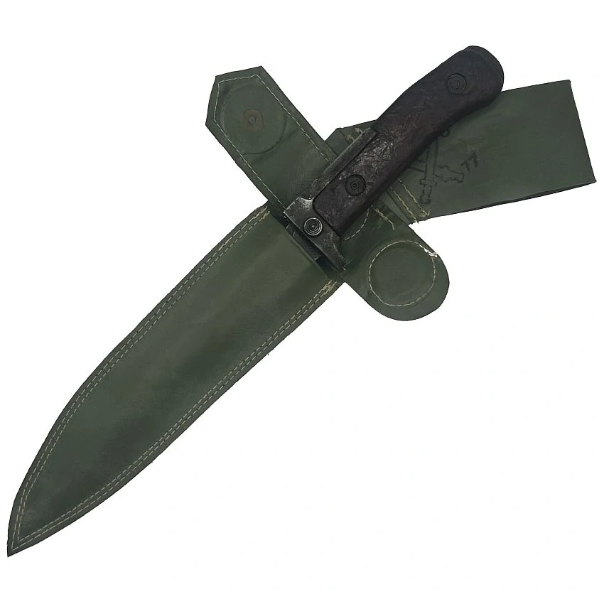 Bajonet vz.58, použitý s pouzdrem Protichemické MNS-2000