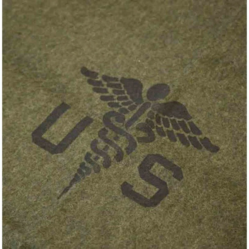 Deka army US MEDICAL vlněná 225x165 cm