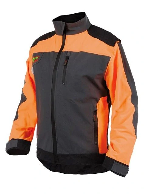 Lesnická strečová bunda Profesional Forestprofi šedo-oranžová 022195 vel. 56 / 170 cm