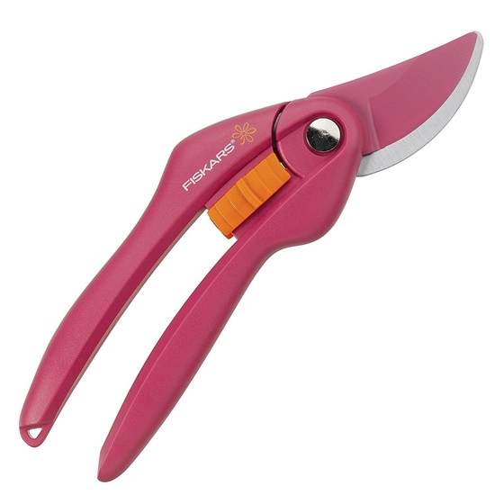 Dvoubřitové zahradní nůžky Fiskars Inspiration™ Ruby P26 (1003657)