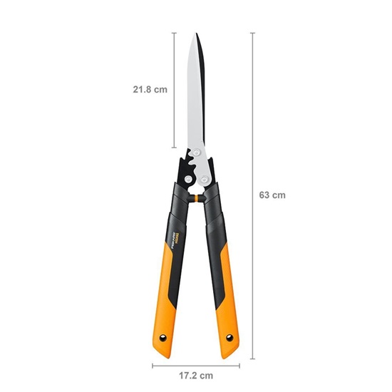 Nůžky na živý plot Fiskars PowerGear™ X s oboustranným převodem HSX92 (1023631)