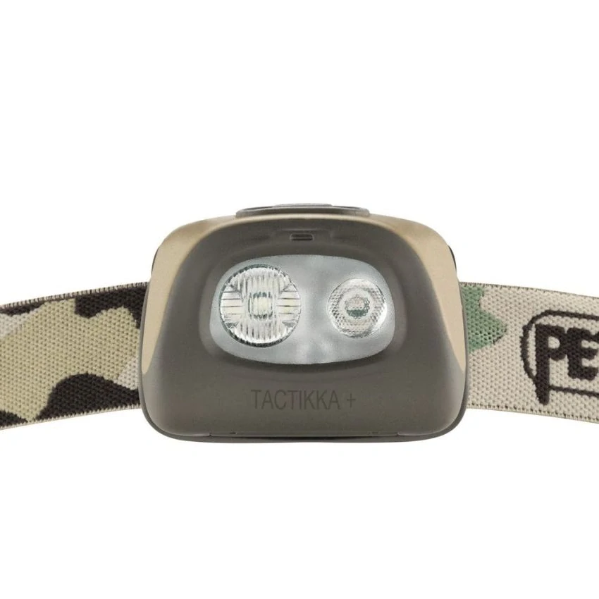Čelová svítilna PETZL TACTIKKA+ RGB hybrid maskáč