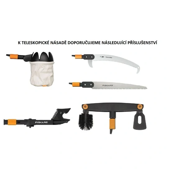 Násada Fiskars QuikFit™ teleskopická L (1000665)