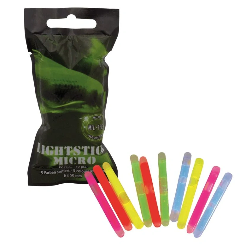 Micro ligtsticks chemické světlo sada 10 ks