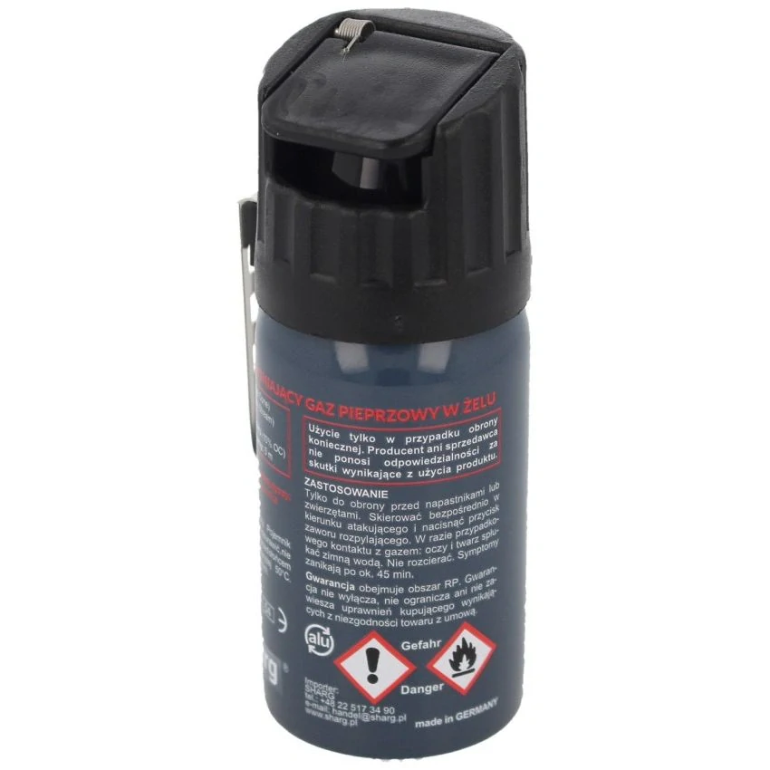 Pepřový sprej RED GEL GRAPHITE 40ml CLONA