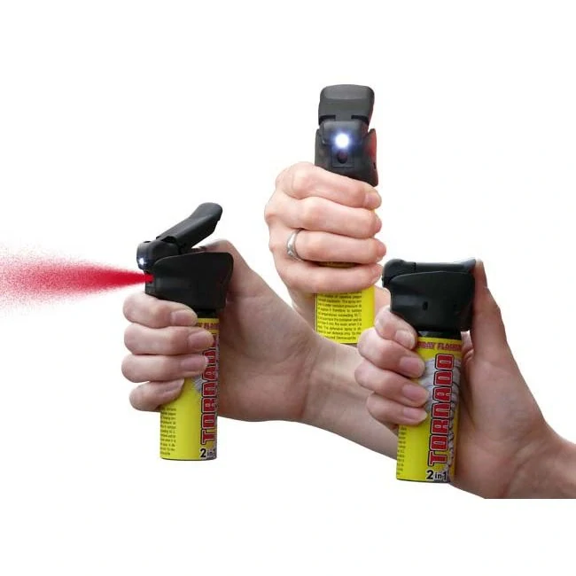 Obranný plyn K.O.TORNADO se svítilnou 40ml