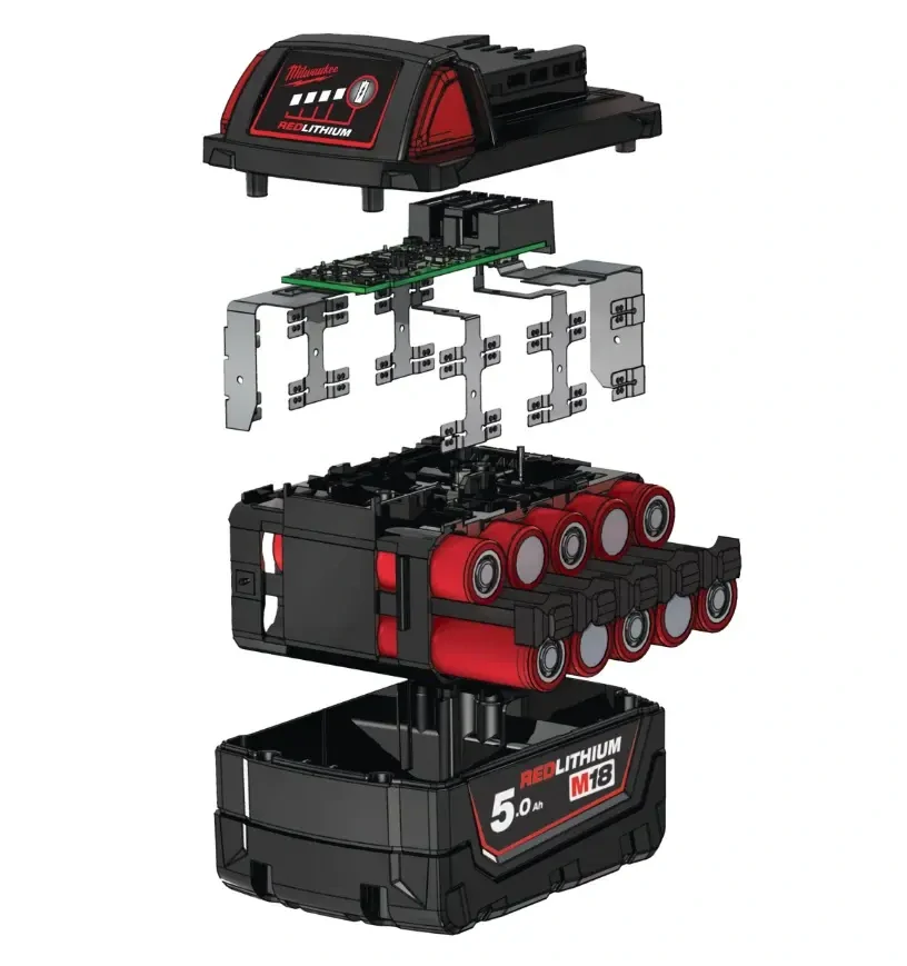 Akumulátor Milwaukee M18 B5 (18 V / 5,0 Ah), REDLITHIUM (4932430483)