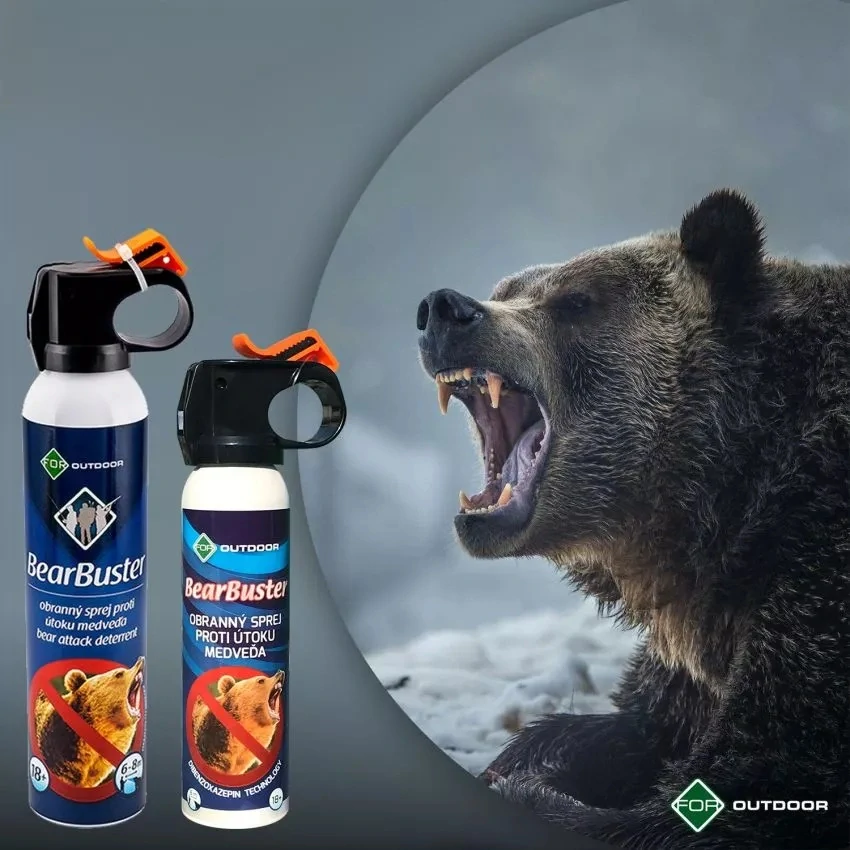 Sprej na obranu před medvědy BearBuster 150ml