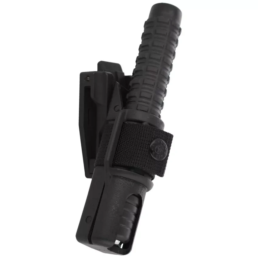 Teleskopický Obušek ESP Černá rukojeť KALENÝ CHROM 18"