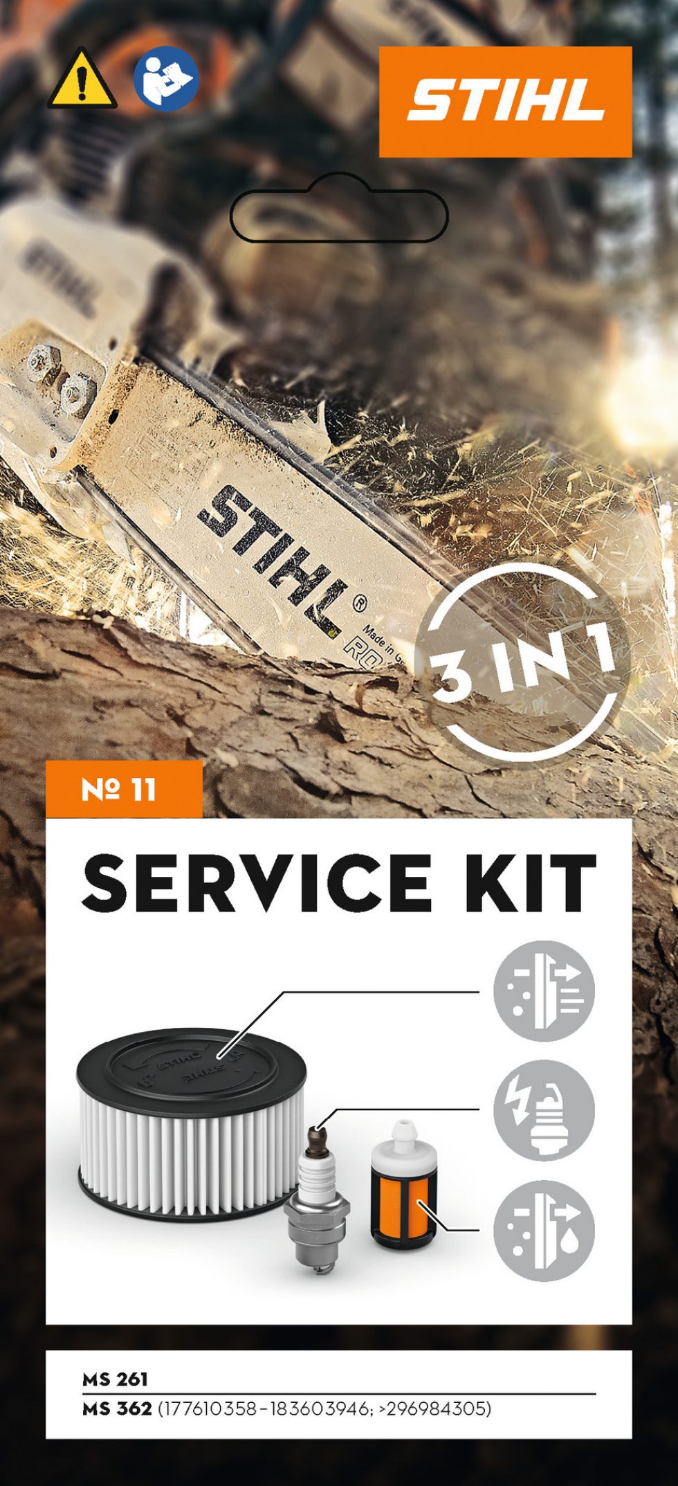 Service Kit 11 Stihl pro benzínové pily MS 261 a MS 362 (11400074101) 