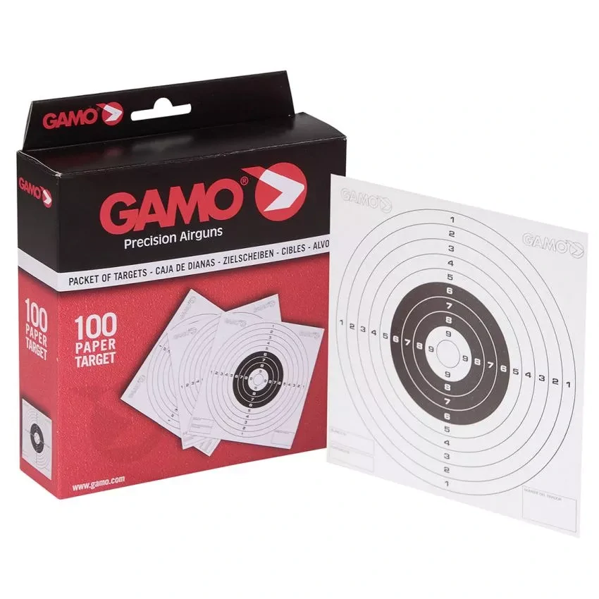 Terče pro vzduchovku GAMO 14x14cm 100ks
