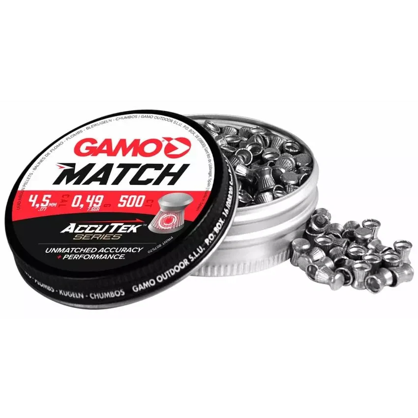  Diabolky GAMO Match AccuTek cal.4,5mm 500ks