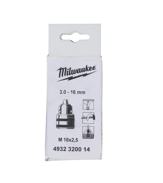 MILWAUKEE Ozubené sklíčidlo M18 × 2,5 (3 – 16 mm) 4932320014