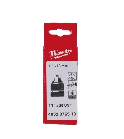 Milwaukee rychloupínací sklíčidlo 1/2" × 20 (1,5–13 mm) 4932376533