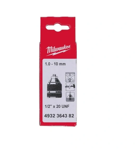 MILWAUKEE Rychloupínací sklíčidlo 1/2" x 20 1,0 - 10mm (4932364382)
