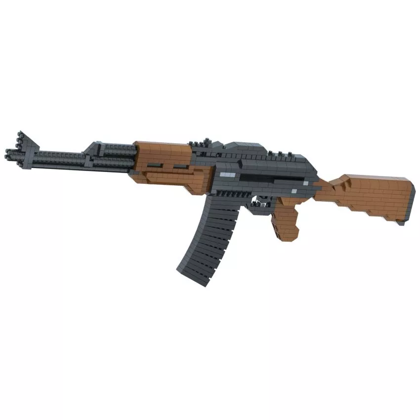 Stavebnice útočné pušky AK-47 BlockGun