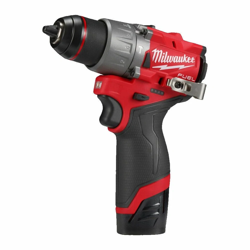 MILWAUKEE M12 FUEL™ Aku vrtačka s příklepem - kompaktní, 2x 2,0 Ah