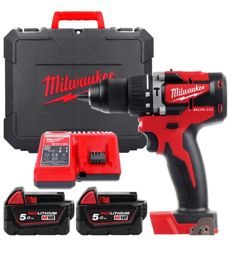 Milwaukee M18 CBLPD-502C příklepová vrtačka 60 Nm