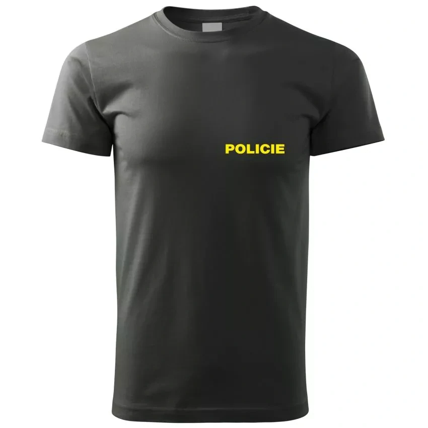 Triko s potiskem POLICIE