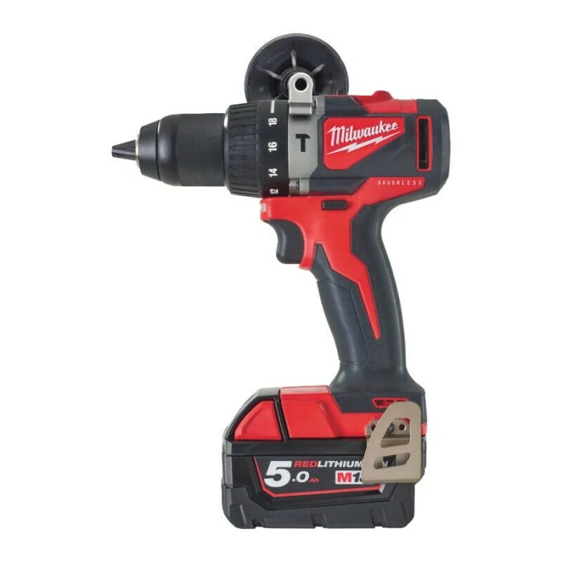 Milwaukee M18 BLPD2-502X aku příklepová vrtačka 82 Nm, 2× 5,0 Ah