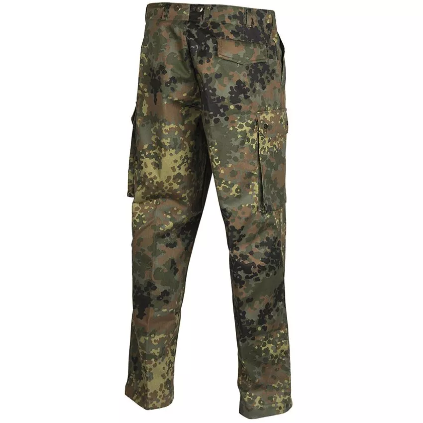 Kalhoty polní BUNDESWEHR camo FLECKTARN 5 barev vel. 12
