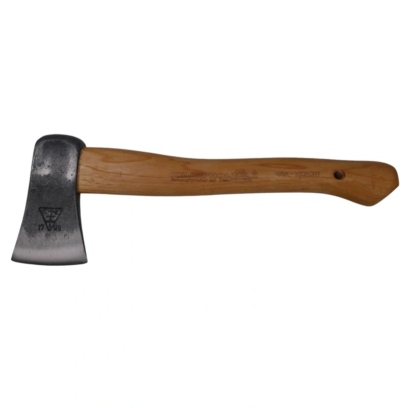 Hraničářská sekera KRUMPHOLZ 0,5kg , Hickory s koženým pouzdrem (0101)