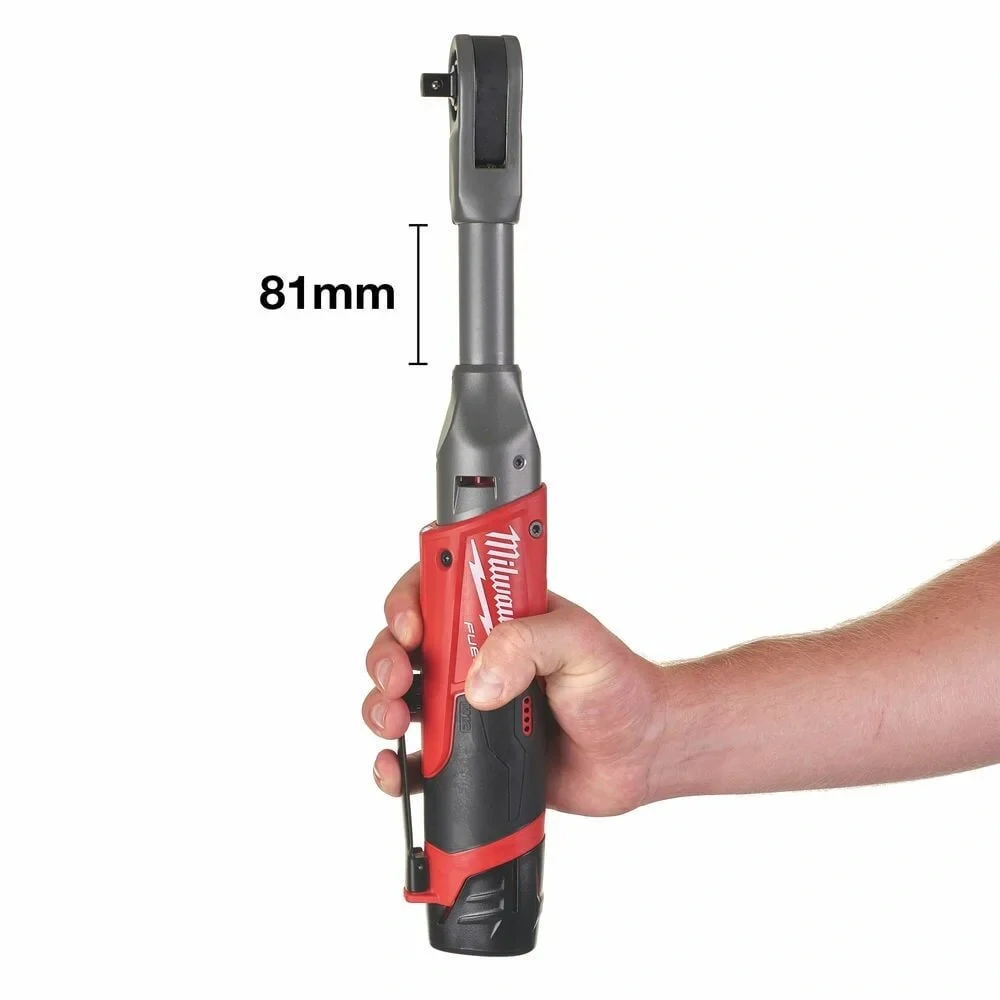 Milwaukee M12FIR38LR-0 FUEL 3/8" aku ráčna s prodlouženou hlavou