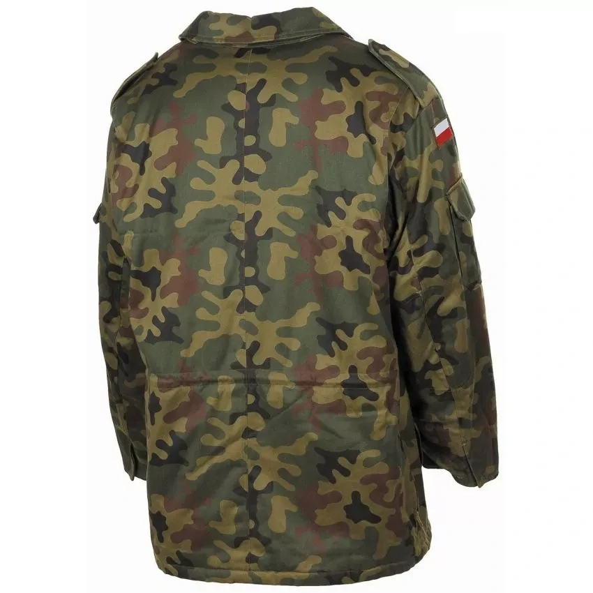 Polní bunda zateplená s vložkou POLSKO maskáč