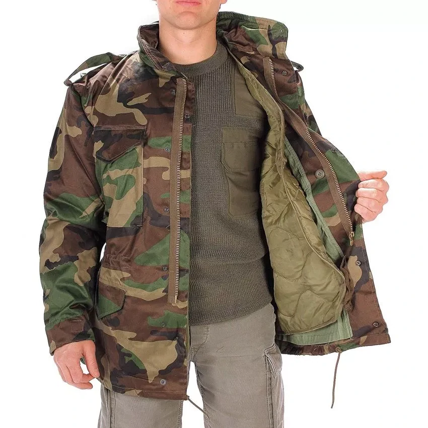 Polní bunda M65 woodland Mil-Tec