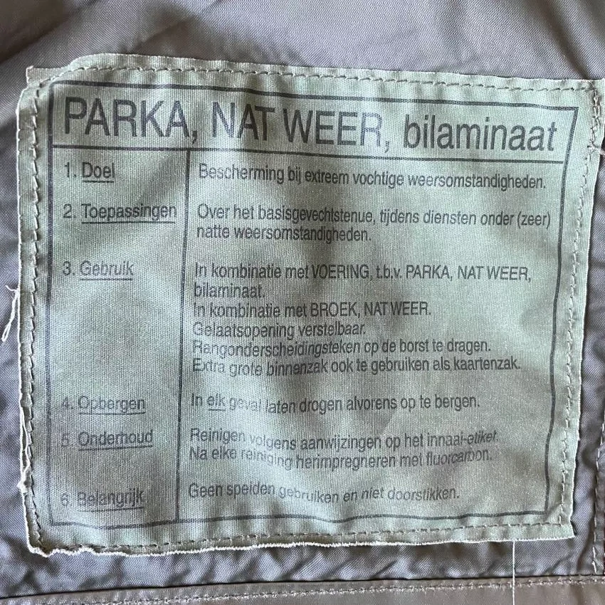 Holandská Parka Gore-Tex
