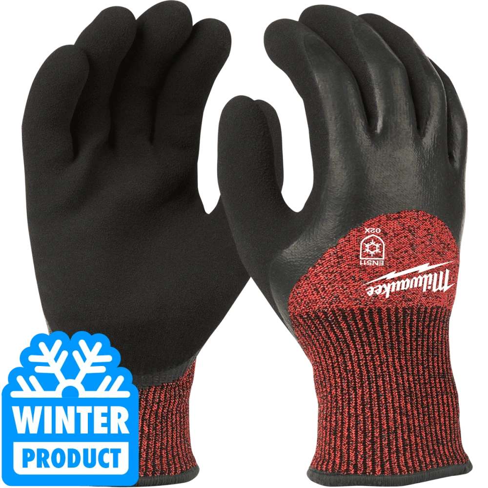 Milwaukee 72 párů zimních rukavic odolných proti proříznutí Stupeň 3 velikost M