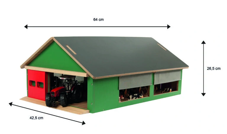 Stáj pro kravičky 1:32, 64x44x27cm (610250)