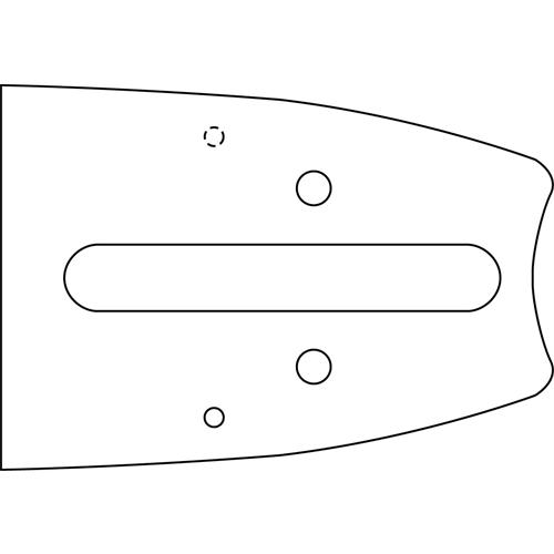 Vodící lišta 16" (40 cm), 3/8" 1,6 mm 60 článků, Oregon 163SLHD025
