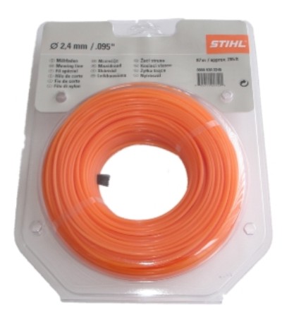 Žací struna STIHL - 2,4 mm x 14 m - kulatá - tichá (00009302419)