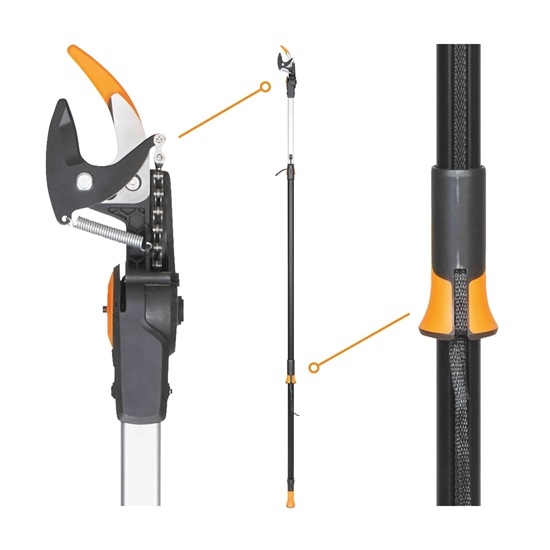 Zahradní nůžky Fiskars PowerGear™ X univerzální teleskopické UPX86 (1023624)