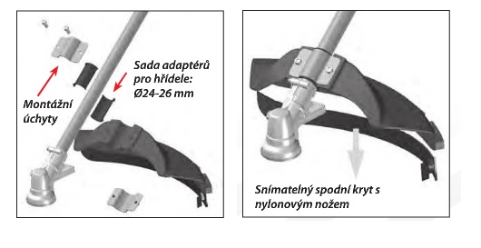 Ochranný kryt strunové hlavy vyžínače, radius 38cm, Oregon (552635)