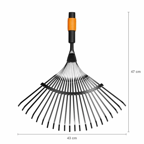 Hrábě Fiskars QuikFit™ na listí, kovové (1000644)