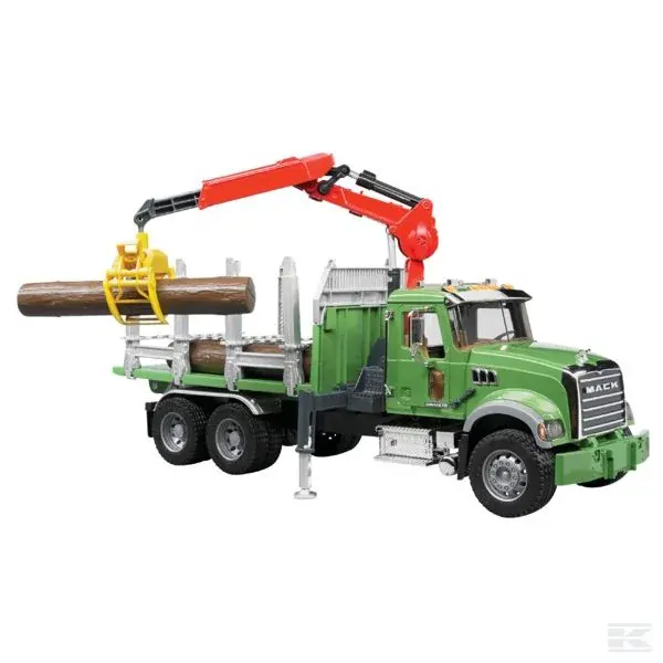 Nákladní auto na dřevo Mack Granite Bruder 02824