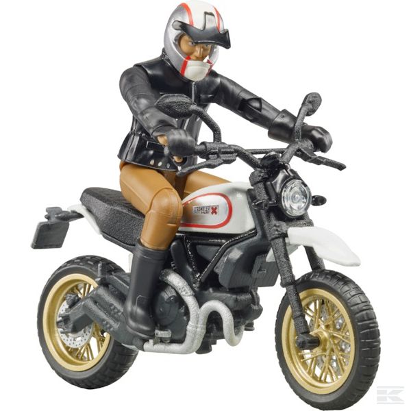 Motorka Ducati Scrambler Desert Sled s řidičem Bruder 63051