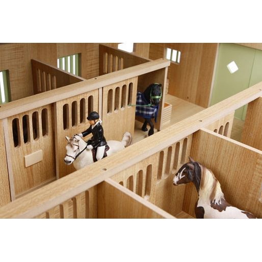 Stáj pro koně se 7 boxy 1:24, 72,5x60x37,5 cm (610189)