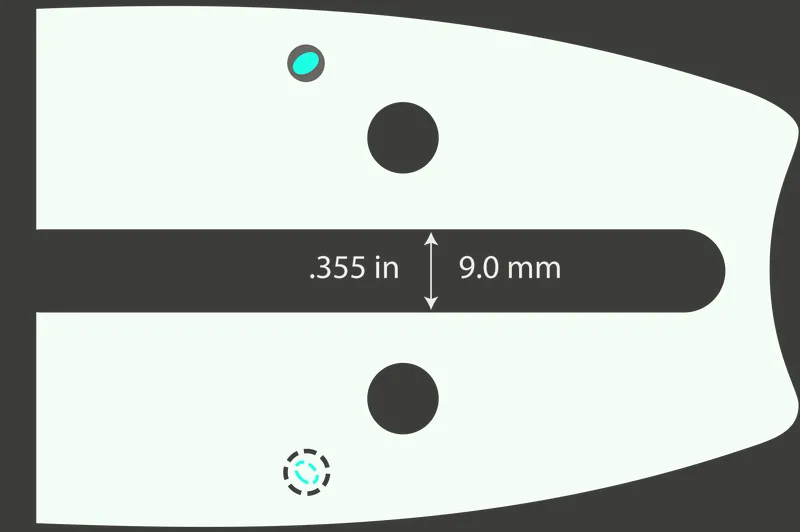 Vodící lišta 15" (38 cm), 3/8" 1,5 mm 56 článků, Oregon 158VXLHD009