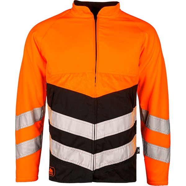 Protipořezová výstražná bunda SIP, tř. 1, (1RI1OB4XL) BasePro oranžová 4XL