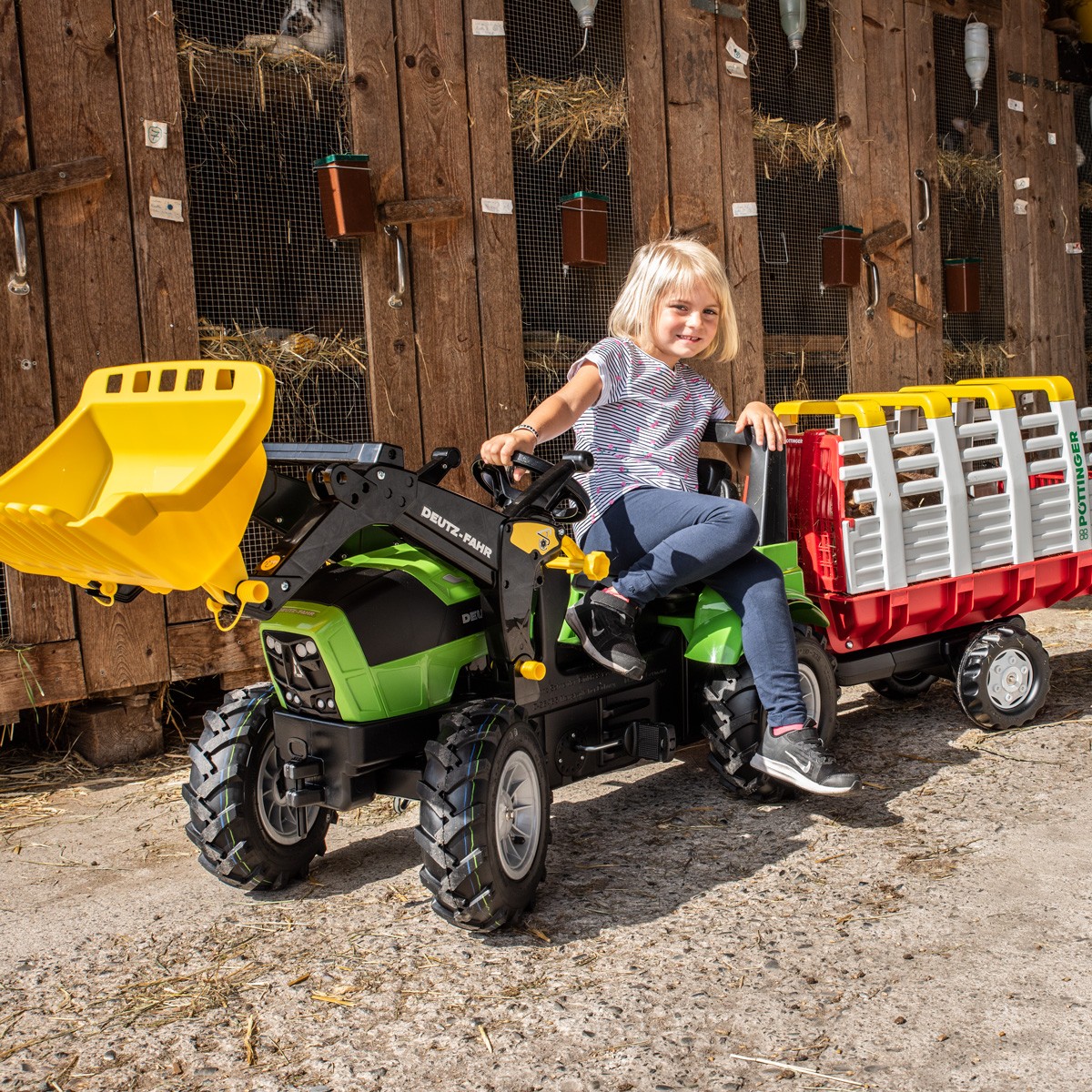DEUTZ Agrotron 8280 TTV s nafukovacími pneu Rolly Toys (R730094)