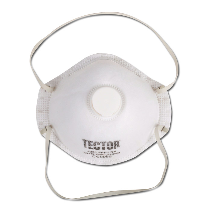 Respirátor s výdechovým ventilkem Tector P1