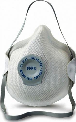 Respirátor Moldex 2555 - FFP3 NR D tvarovaný s ventilkem 5 ks