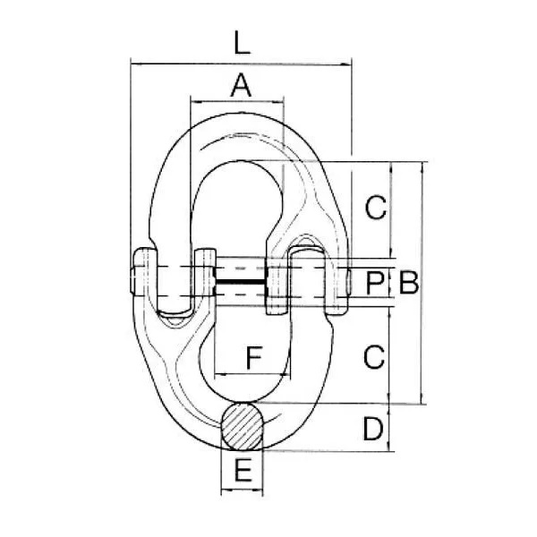 Spojovací článek 6mm 1120kg Cartec (KP-WA58)