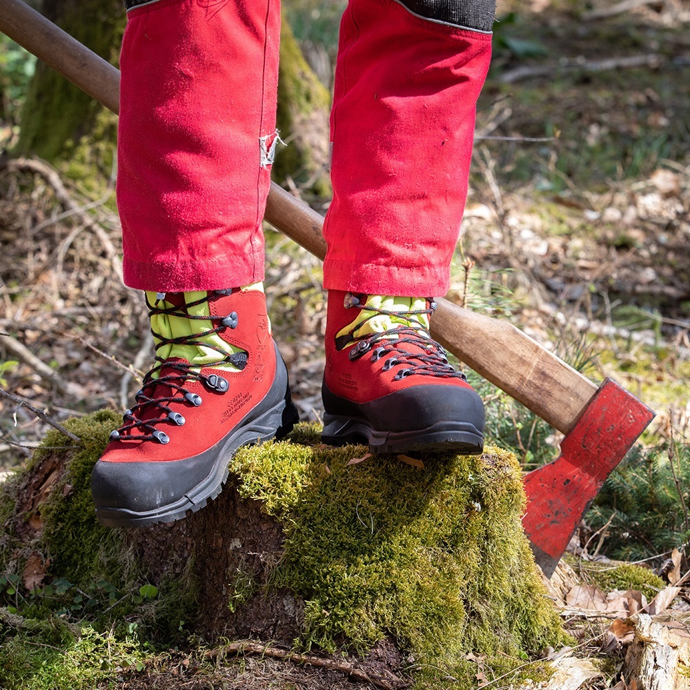 Protipořezová obuv Haix Protector Forest 2.1 GTX červená (PR-00769755) 45